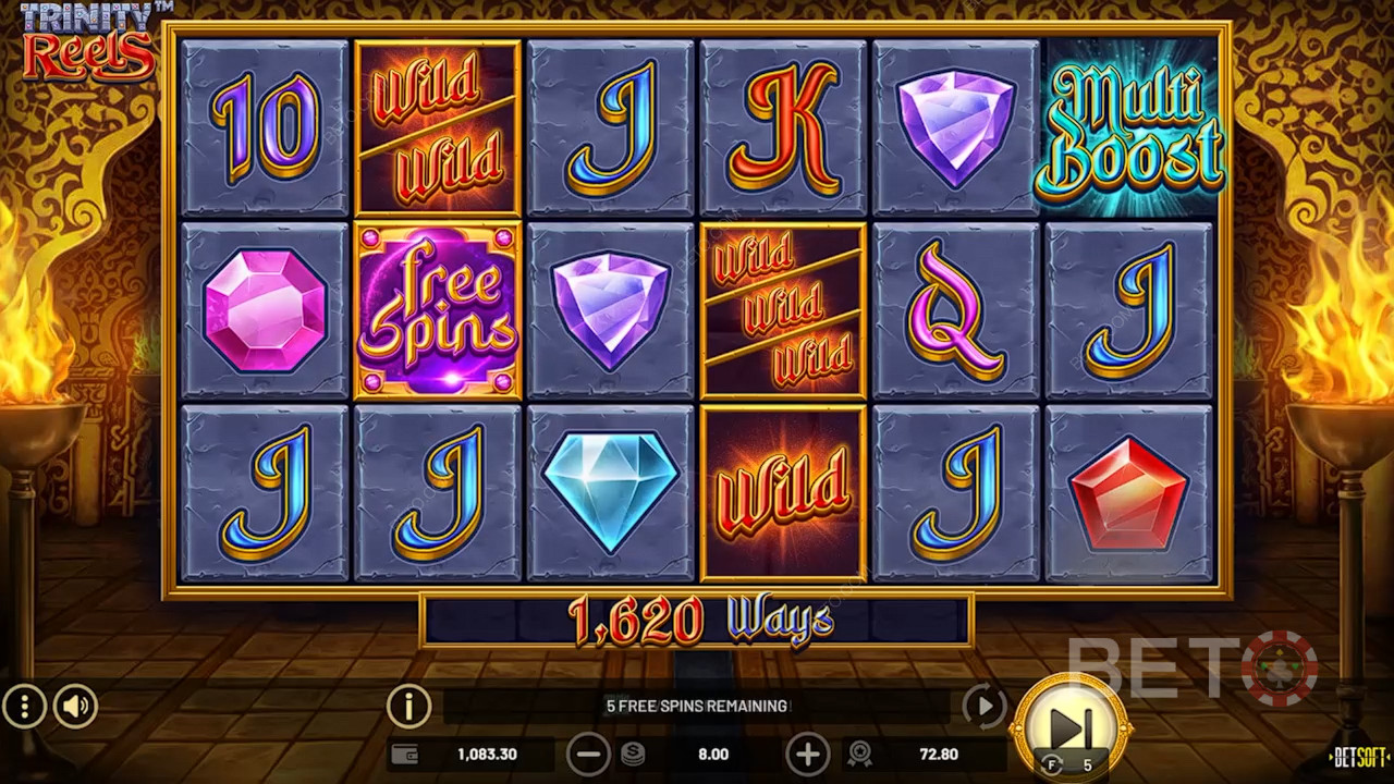 Trinity Reels felülvizsgálata BETO Slots által