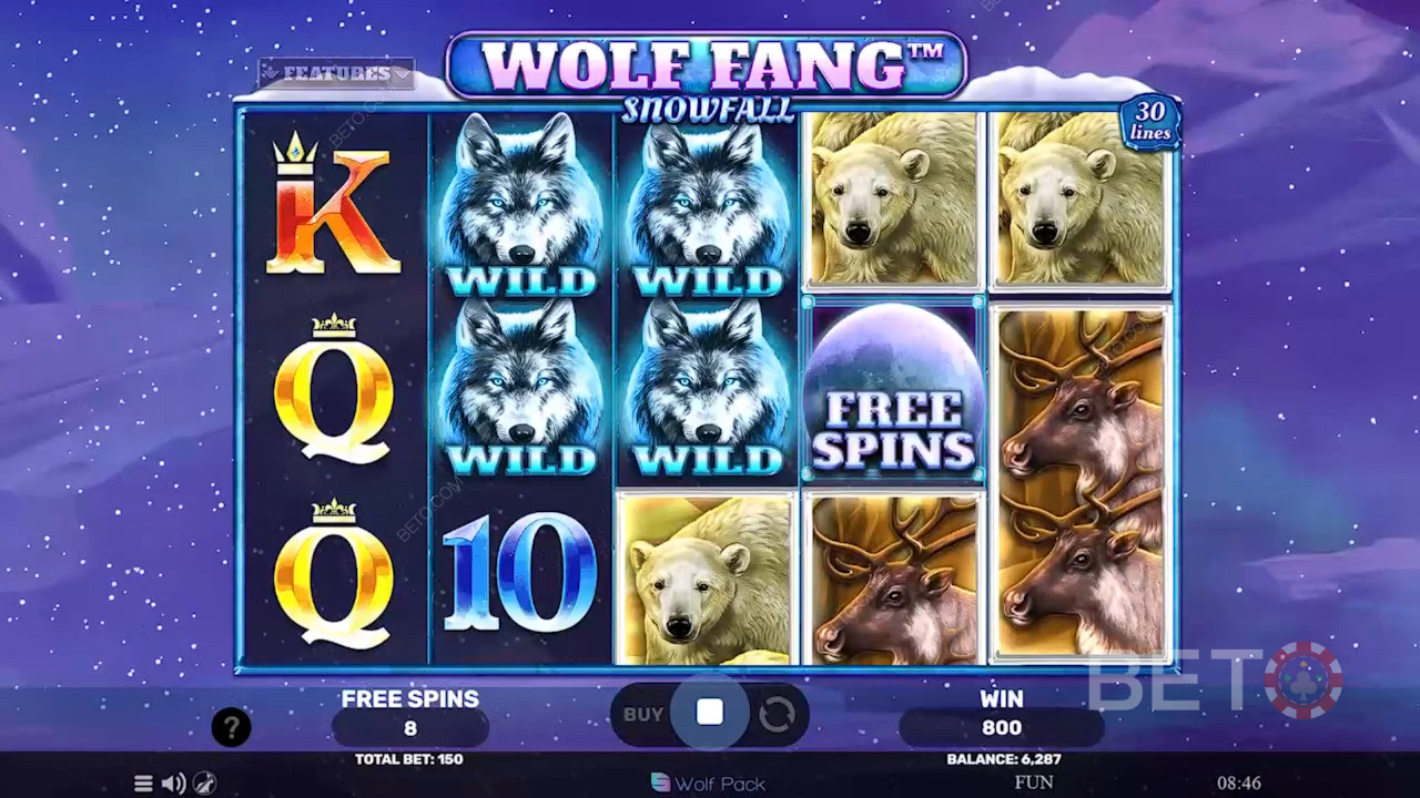 Wolf Fang Snowfall felülvizsgálata BETO Slots által