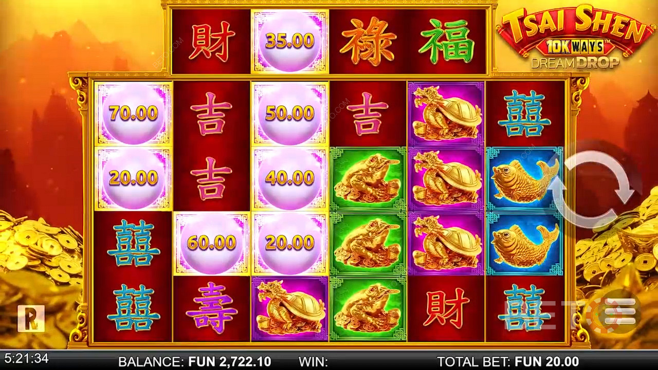 Tsai Shen 10K Ways Dream Drop Ingyenes Játék