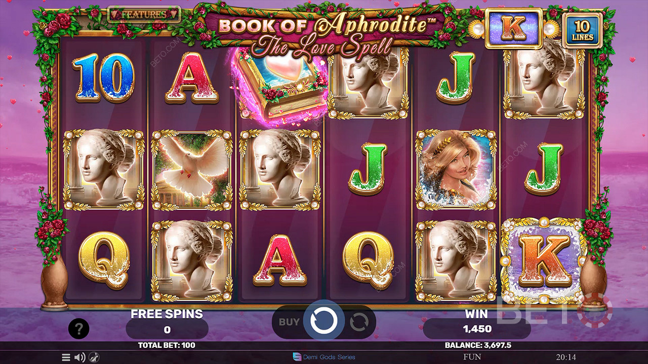 Book Of Aphrodite - The Love Spell Ingyenes Játék