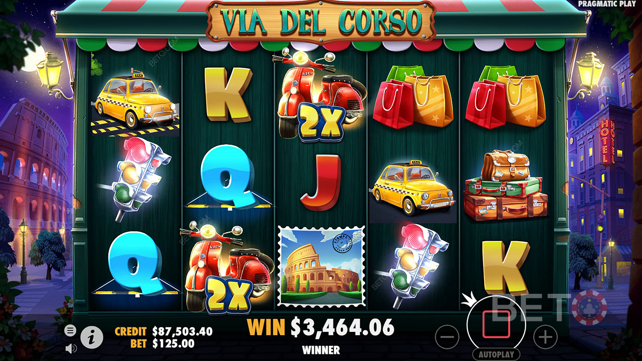 Via Del Corso felülvizsgálata BETO Slots által
