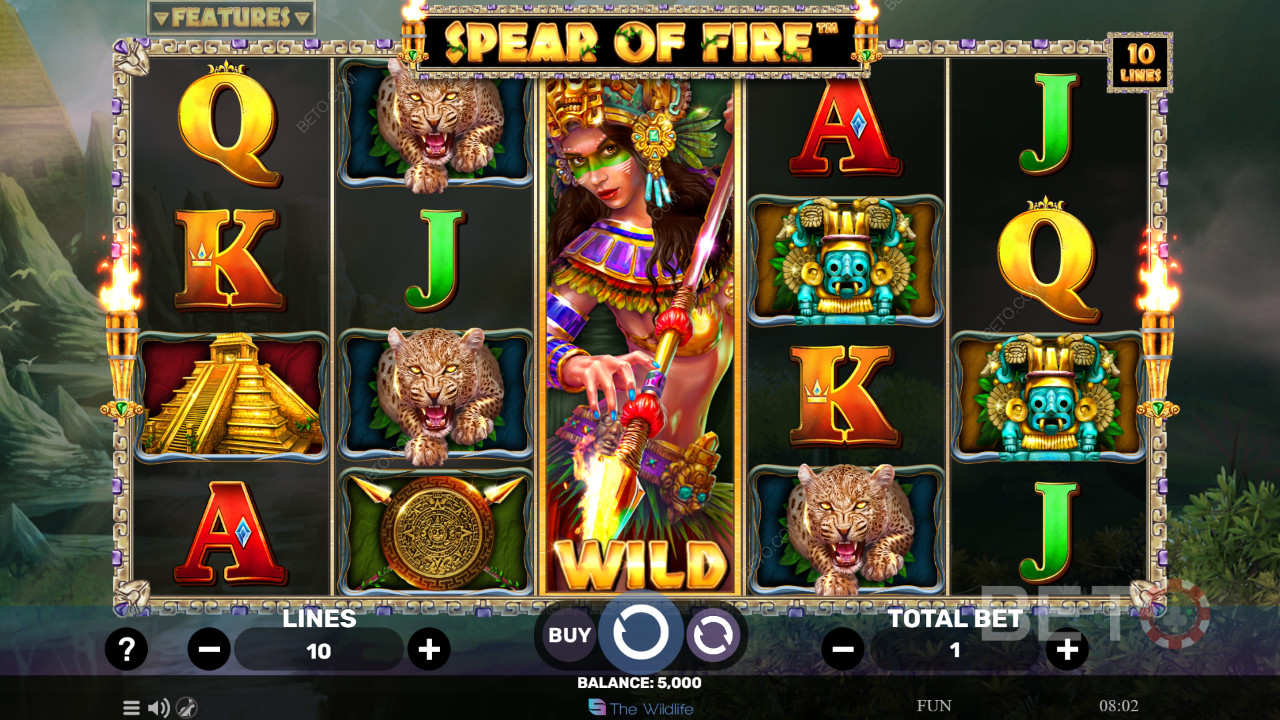 Spear Of Fire felülvizsgálata BETO Slots által