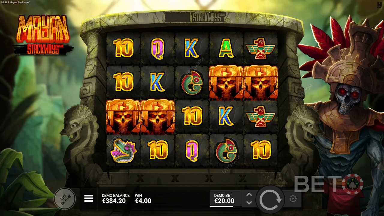 Mayan Stackways felülvizsgálata BETO Slots által