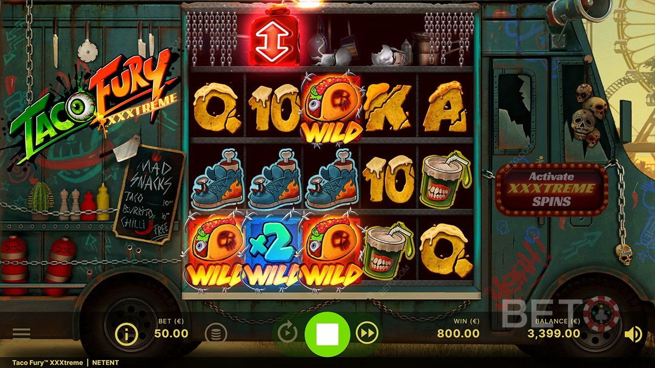 Taco Fury XXXtreme felülvizsgálata BETO Slots által