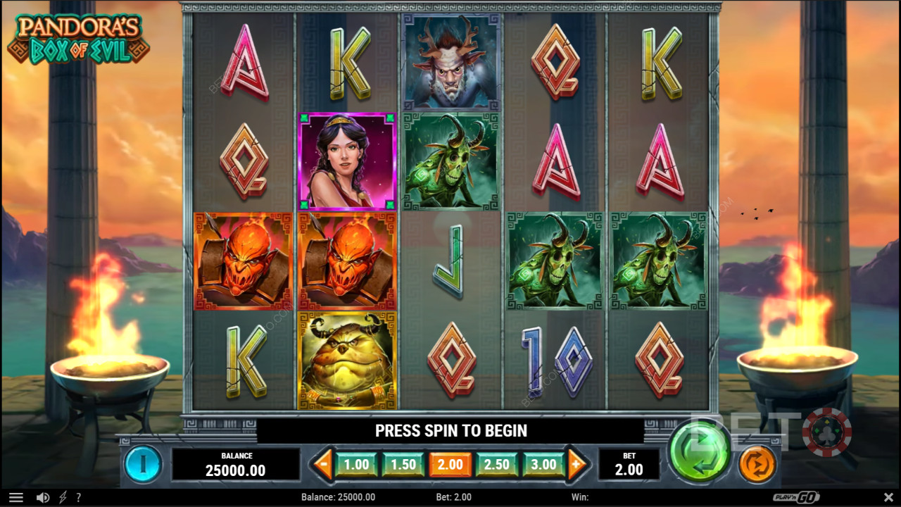 Pandora gonoszság szelencéje felülvizsgálata a BETO Slots által