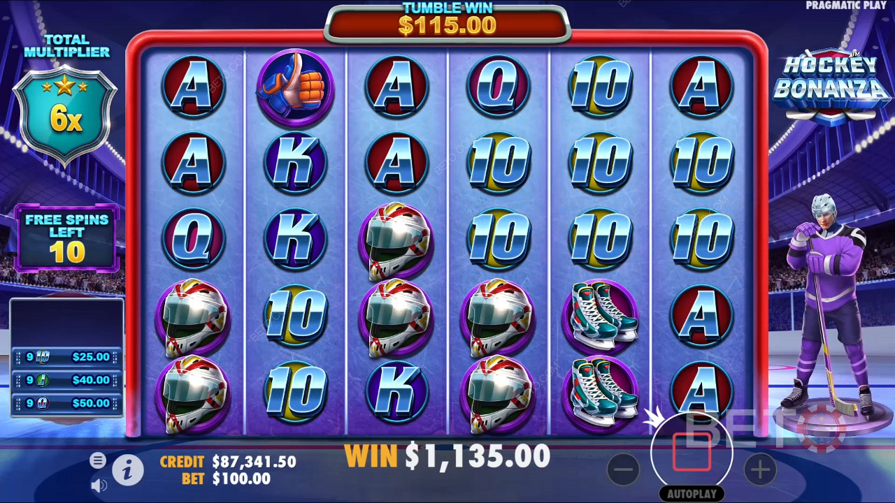 Hockey Bonanza felülvizsgálata BETO Slots által