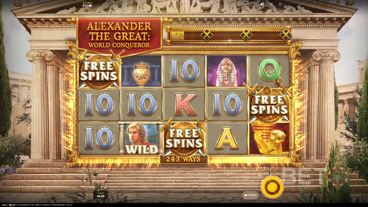Alexander The Great World Conqueror felülvizsgálata BETO Slots által