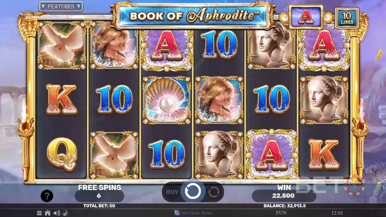Book of Aphrodite The Golden Era felülvizsgálata BETO Slots által