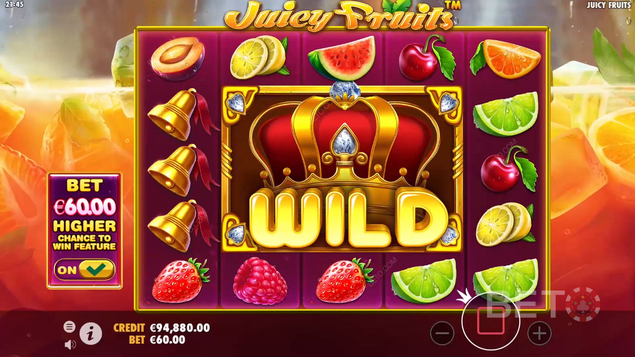 A Wild szimbólum bővül a Juicy Fruits nyerőgépben