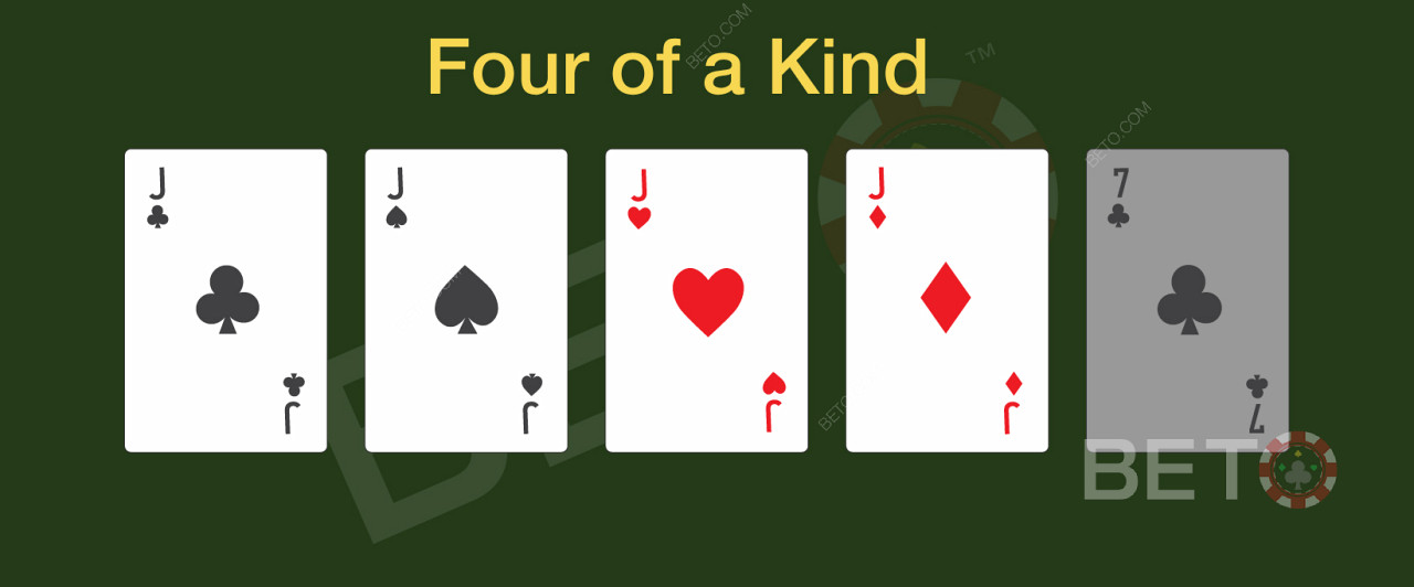 Négy egyforma a pókerben