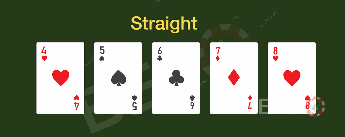 A straight az egyik legjobb kéz a pókerben