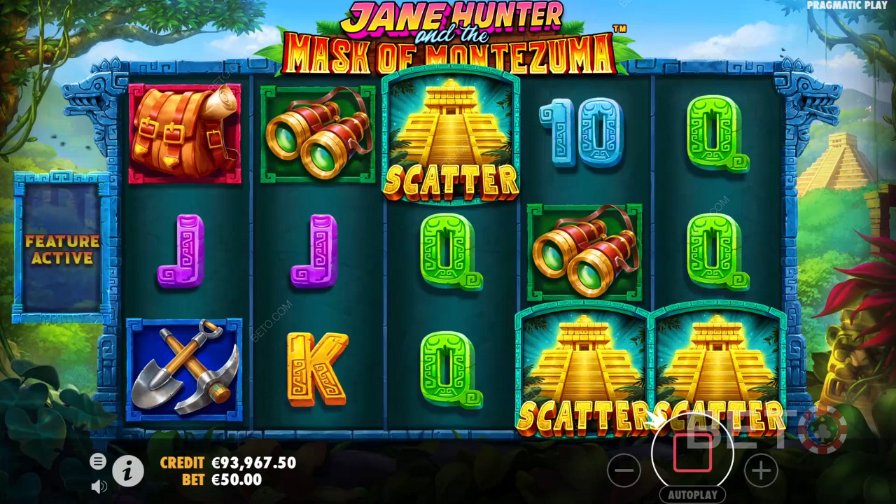 Jane Hunter és Montezuma maszkja felülvizsgálata BETO Slots által