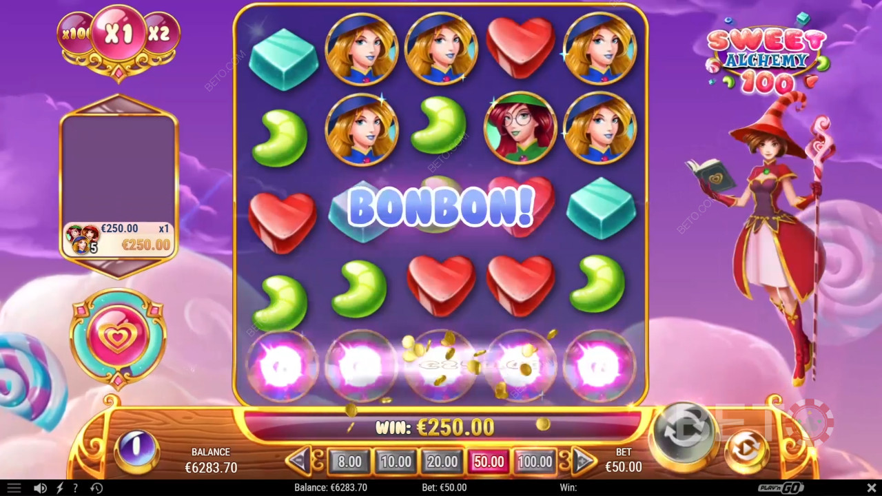 Sweet Alchemy 100 felülvizsgálata a BETO Slots által
