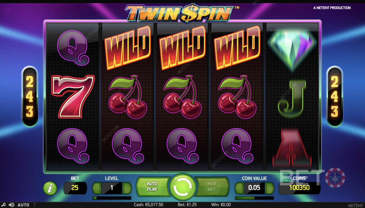 Egy három-az-egy-fajta kombináció a Twin Spin