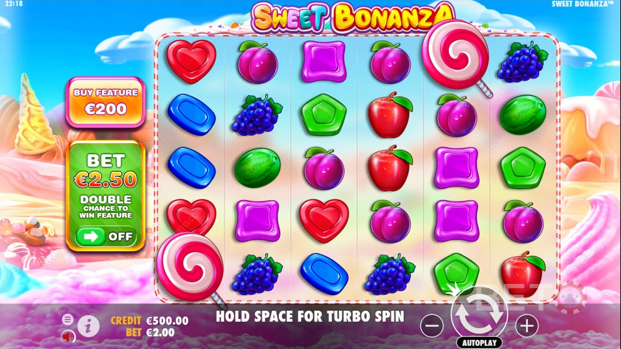 Sweet Bonanza Slot képek színes és egyedi játékgép