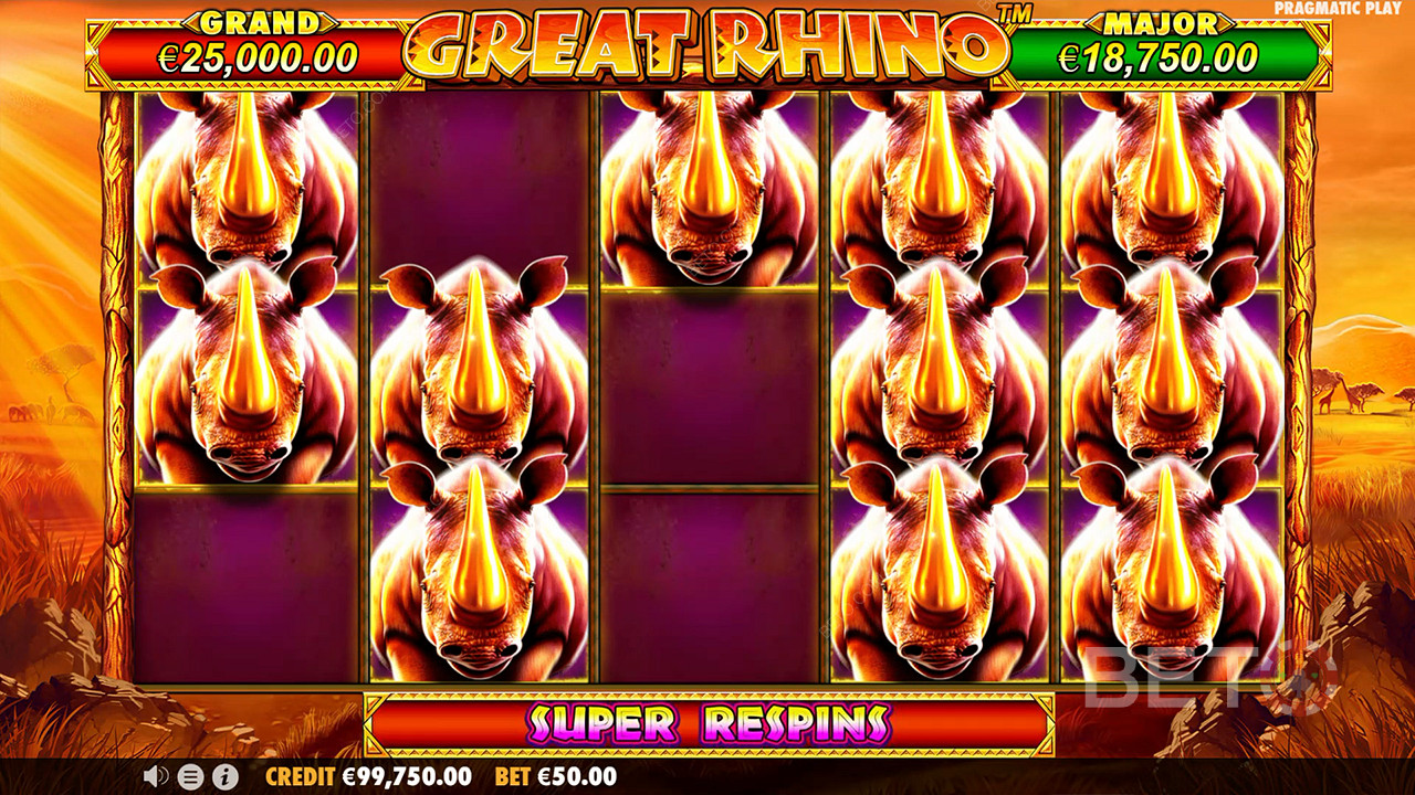 Nagy Rhino felülvizsgálata BETO Slots által