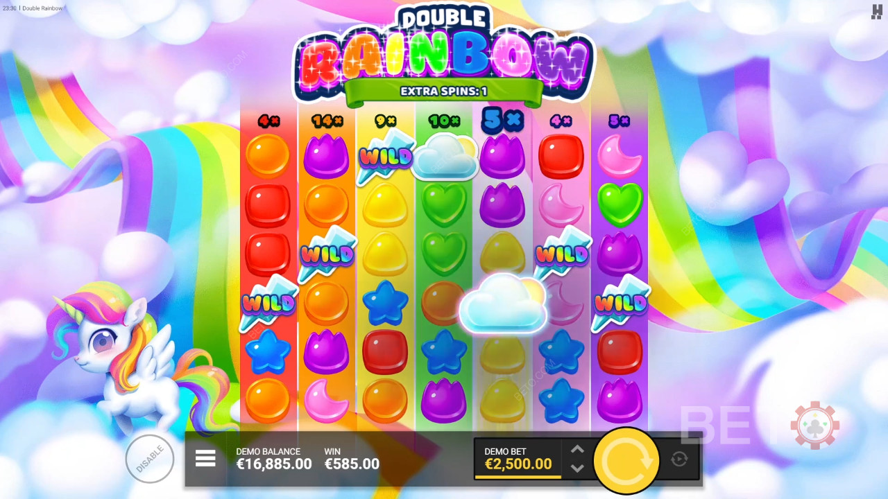 Double Rainbow felülvizsgálata a BETO Slots által