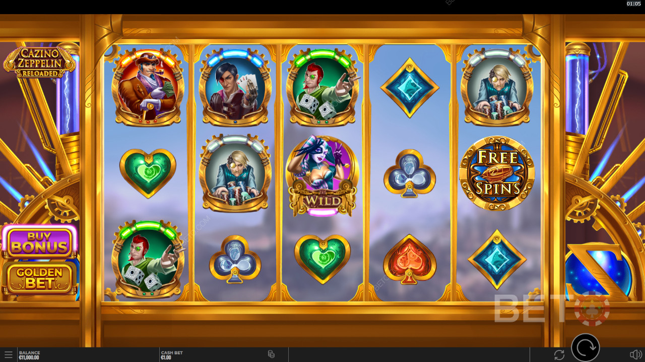 Cazino Zeppelin Reloaded felülvizsgálata BETO Slots által