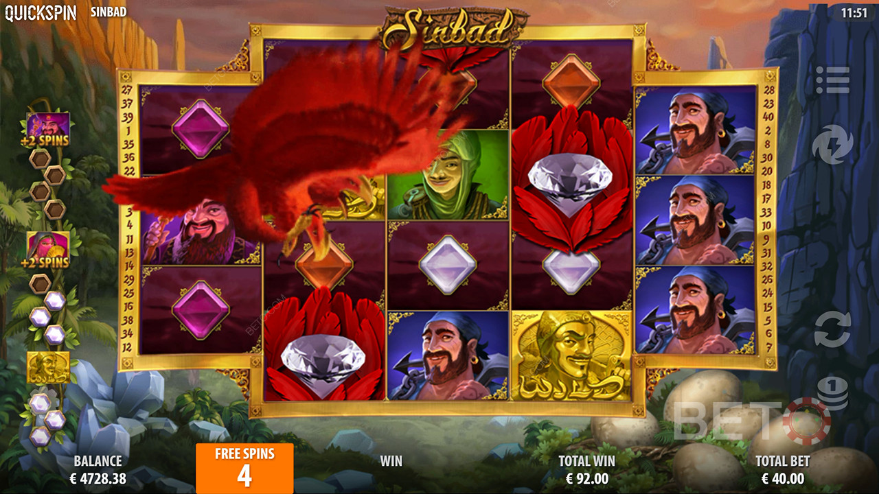 Sinbad felülvizsgálata a BETO Slots által