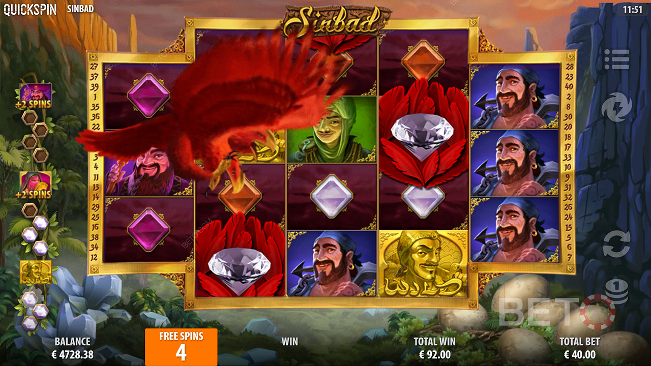 Sinbad (Quickspin)  Ingyenes Játék