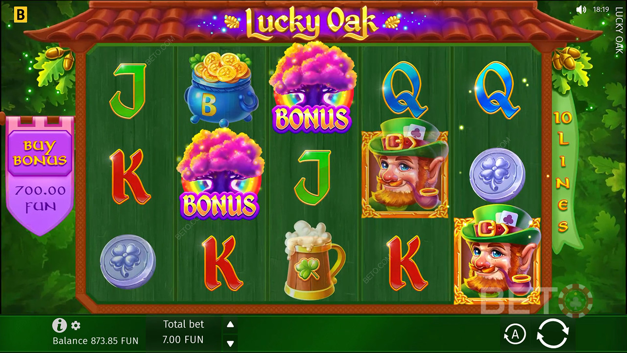 Lucky Oak felülvizsgálata a BETO Slots által