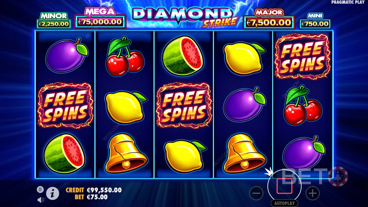 Diamond Strike felülvizsgálata a BETO Slots által