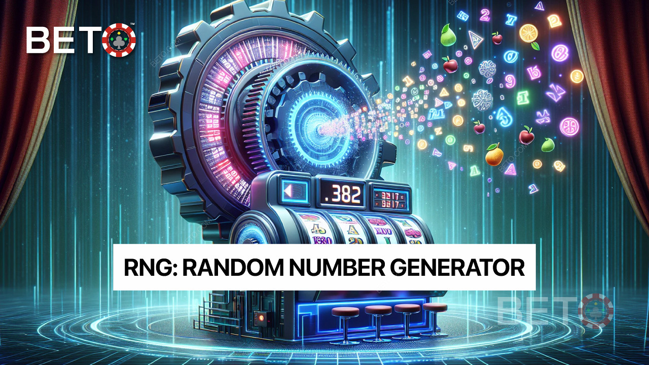 Az RNG (Random Number Generator, véletlenszám-generátor) a tisztességes nyerőgépek alapvető része.