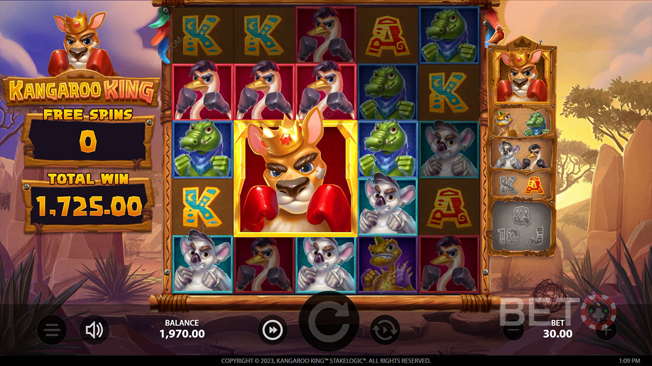 Kenguru király felülvizsgálata BETO Slots által