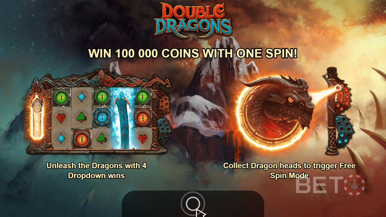 Használd a sárkányok erejét a nagy nyereményekért a Double Dragons nyerőgépen!