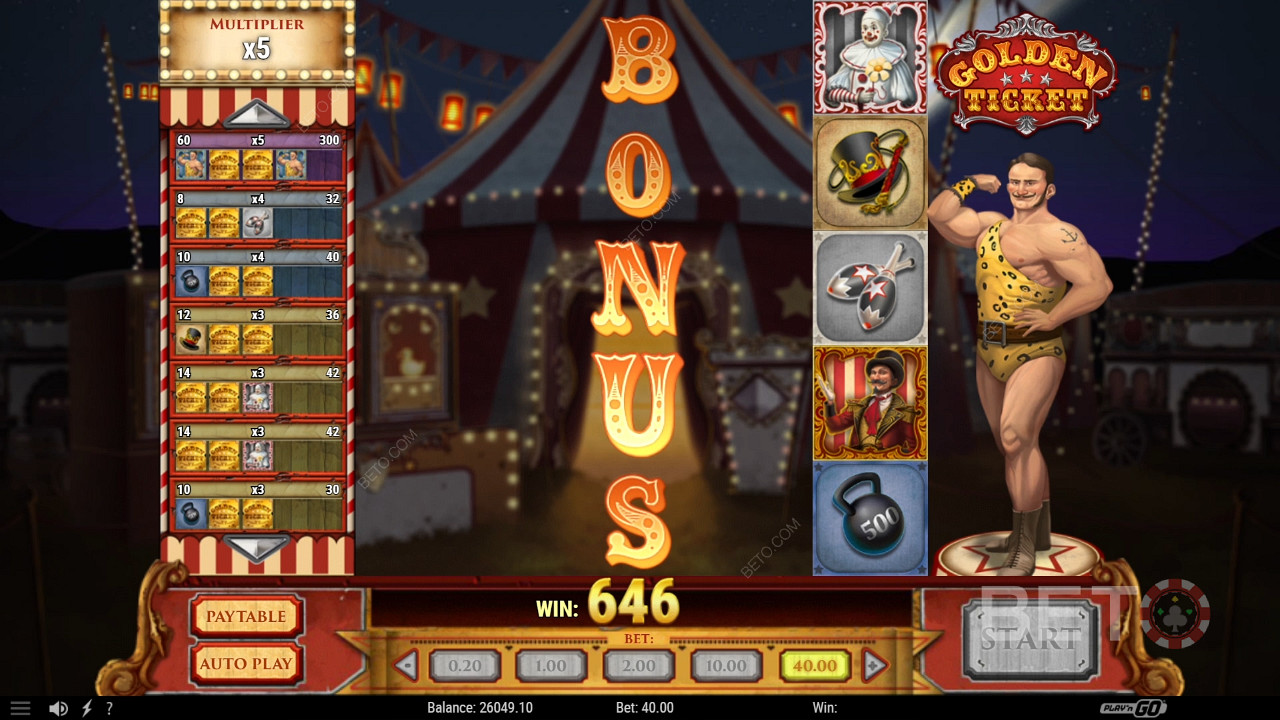 Golden Ticket (Play'n Go) Ingyenes Játék