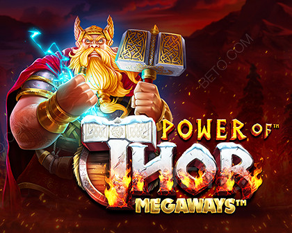 Nyerj valódi pénzt a Power of Thor online nyerőgépen.  Az egyik legjobb nyerőgépes játék.