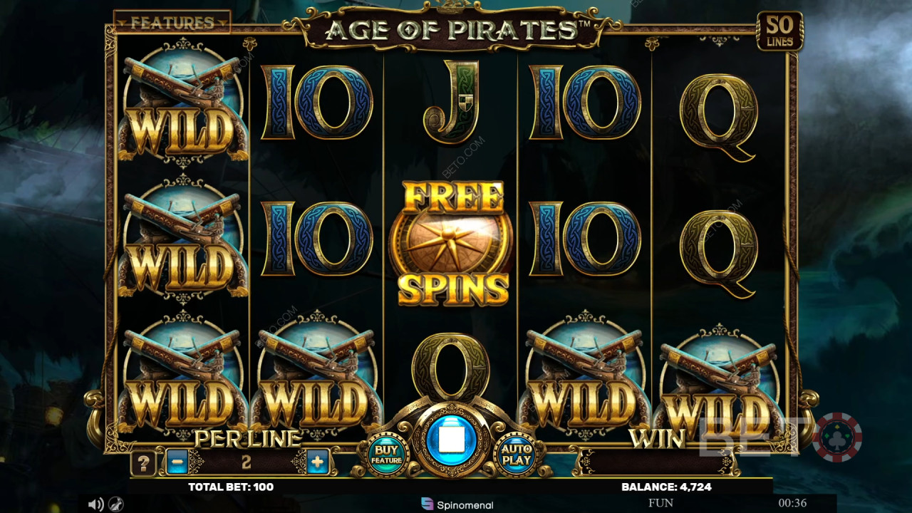 Age Of Pirates felülvizsgálata BETO Slots által