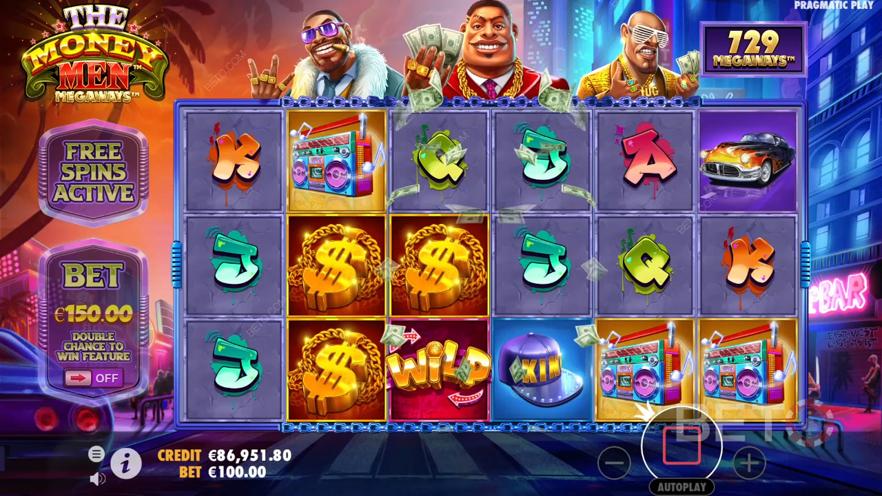 A pénzemberek Megaways felülvizsgálata a BETO Slots által