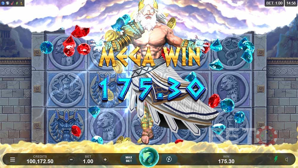 Mega nyeremény a Ancient Fortunes: Zeus nyerőgépben