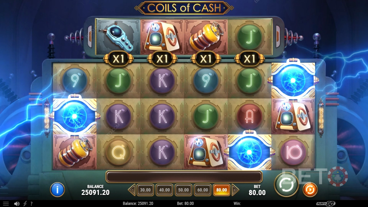 Coils of Cash felülvizsgálata a BETO Slots által