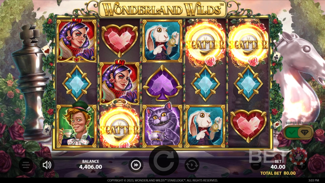 Wonderland Wilds felülvizsgálata BETO Slots által