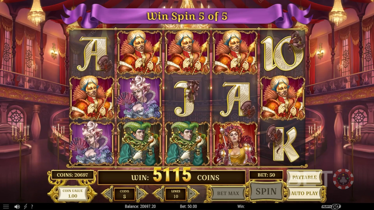 Royal Masquerade online nyerőgép – Véleményünk