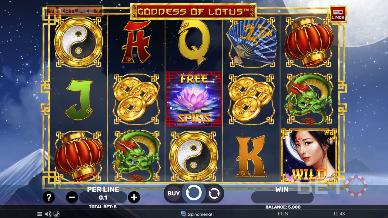 Goddess Of Lotus felülvizsgálata BETO Slots által