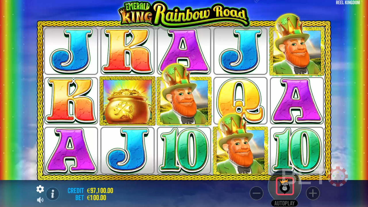 Emerald King Rainbow Road felülvizsgálata a BETO Slots által