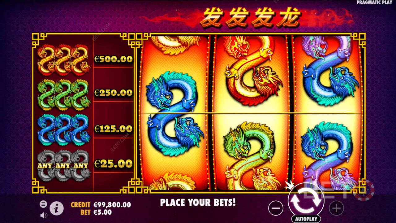 A 888 Dragons által magyarázott bónusz funkciók Pragmatic Play