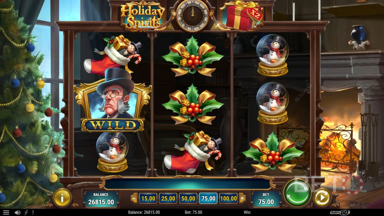 Holiday Spirits felülvizsgálata BETO Slots által