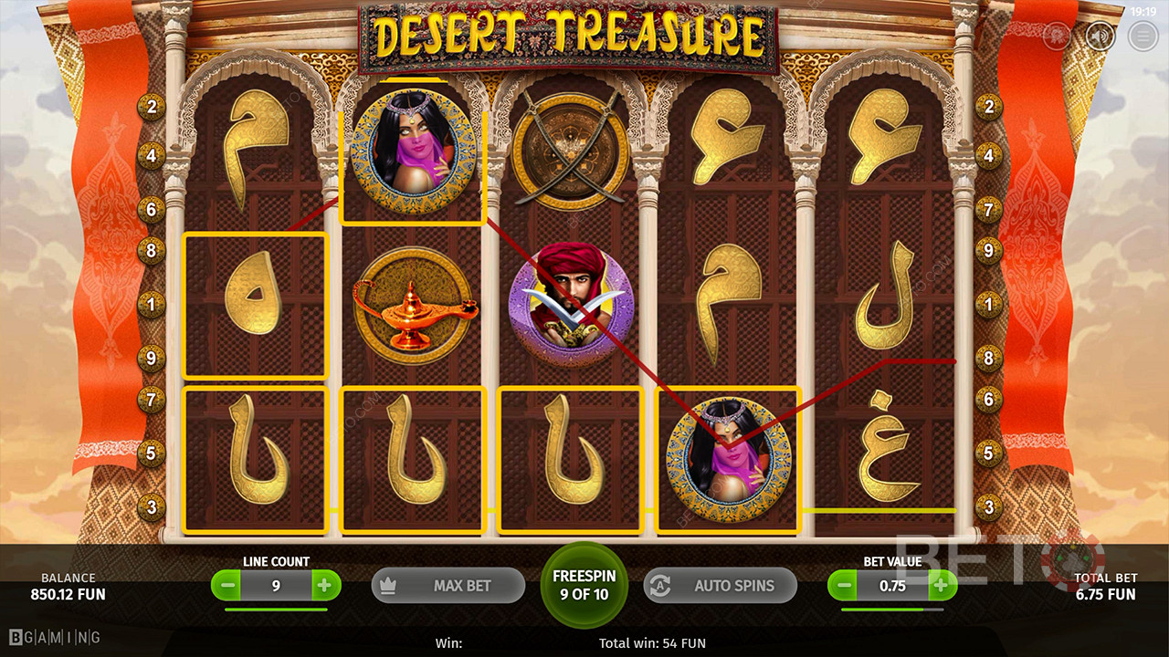Desert Treasure (BGaming)  Ingyenes Játék