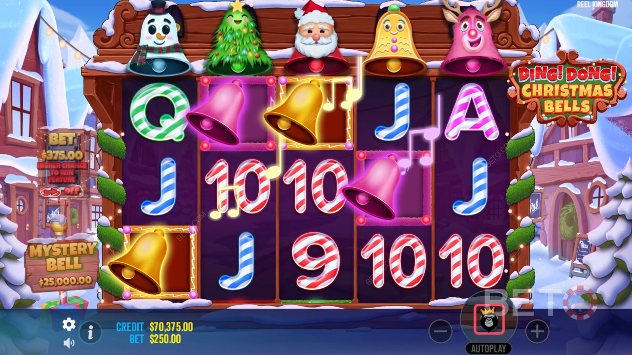 Ding Dong karácsonyi harangok felülvizsgálata a BETO Slots által