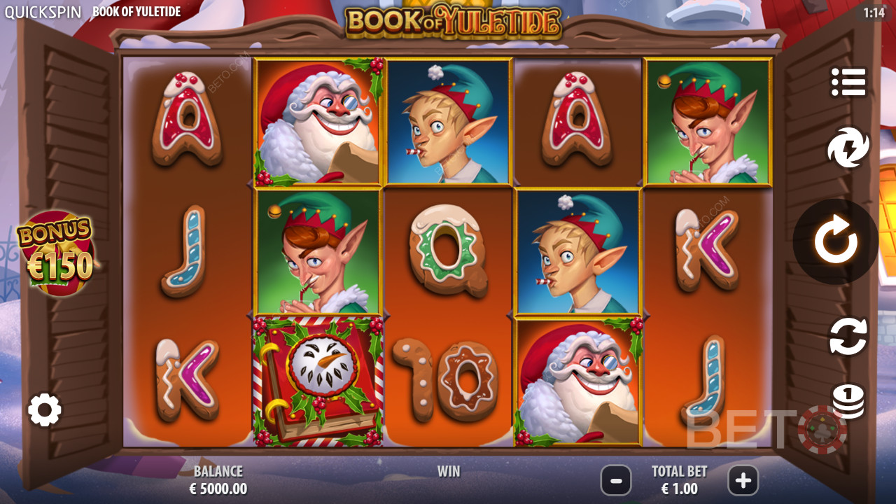 Book of Yuletide felülvizsgálata a BETO Slots által