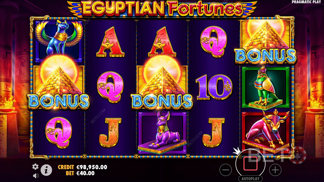 Egyptian Fortunes felülvizsgálata BETO Slots által