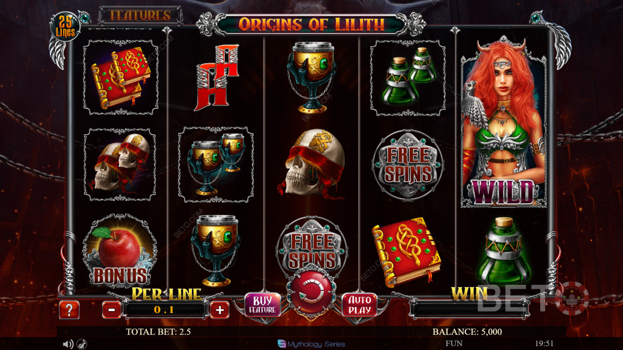Origins Of Lilith felülvizsgálata BETO Slots által