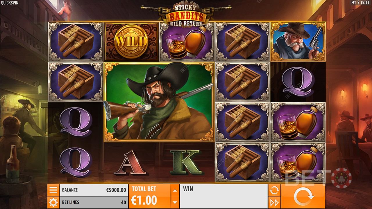 Ragadós banditák: BETO Slots által