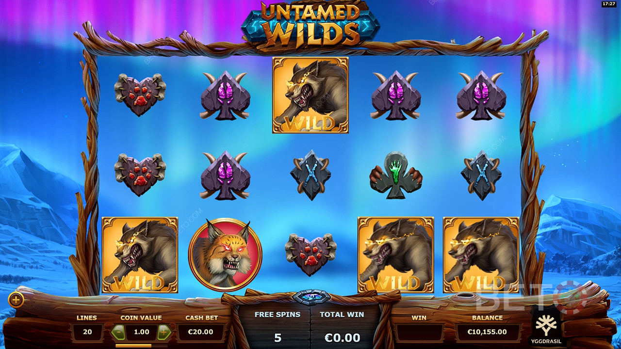 Untamed Wilds felülvizsgálata BETO Slots által