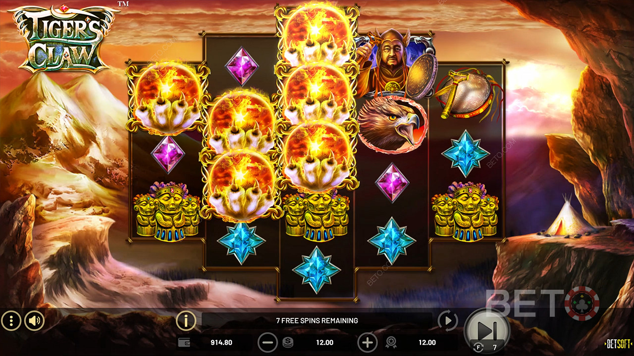 Tiger's Claw (Betsoft)  Ingyenes Játék