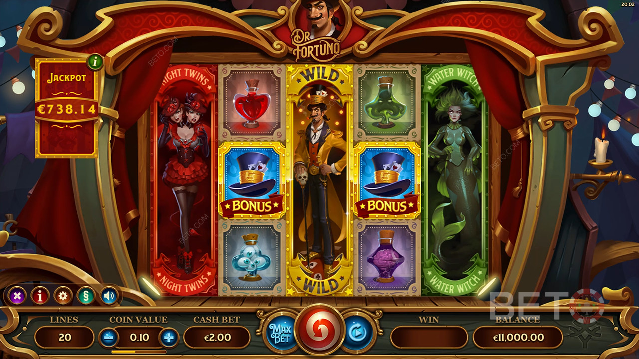 Dr Fortuno felülvizsgálata a BETO Slots által